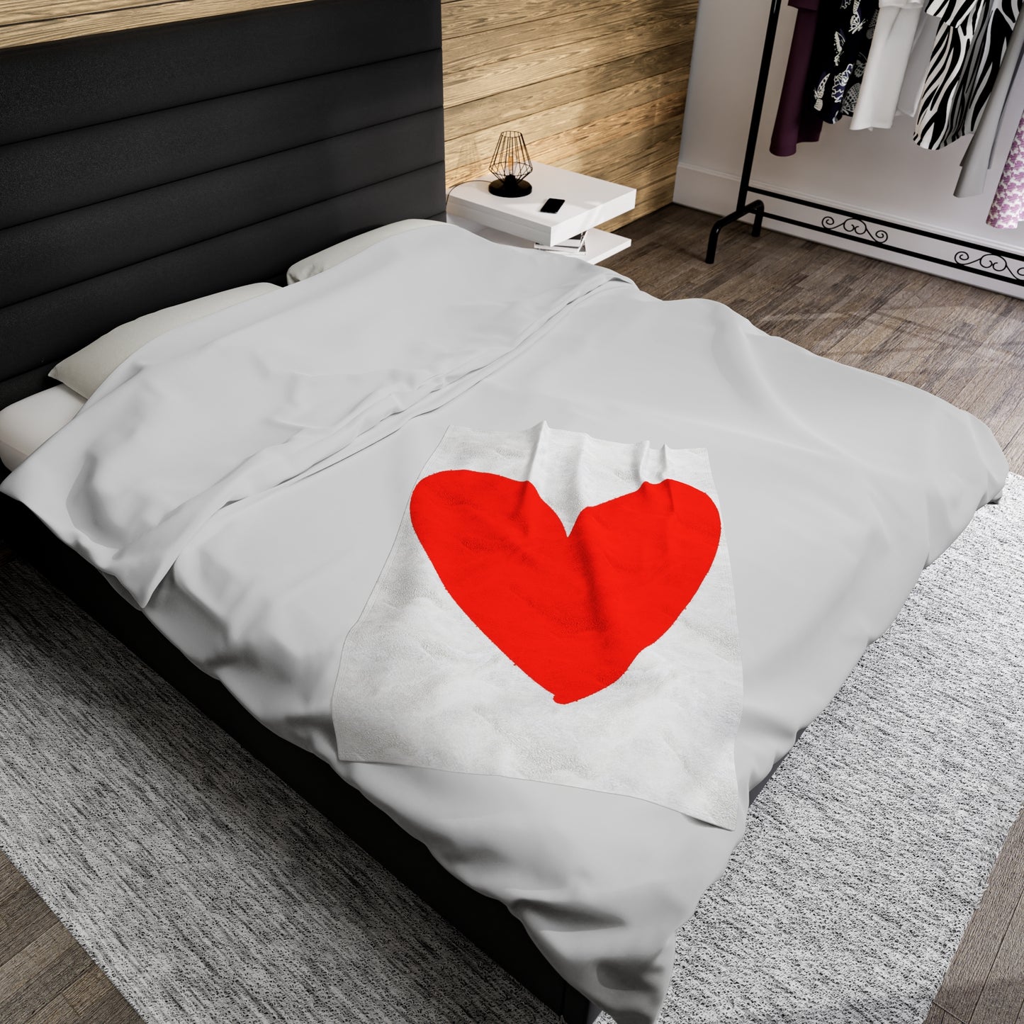 Valentine's College Graffiti Heart I Love You Throw Blanket Velveteen Plush Blanket College Dorm Bedroom Decor New Home