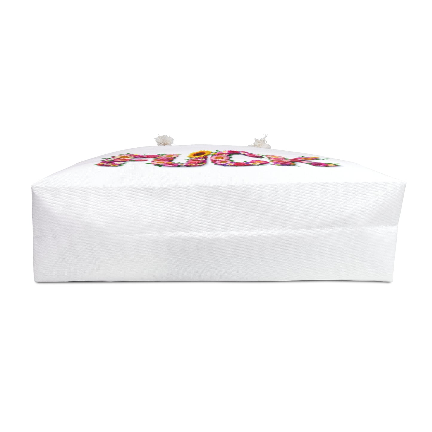 Say It With Flowers Fuck Tote Beach Bag Honeymoon Travel Bag Weekender Bag