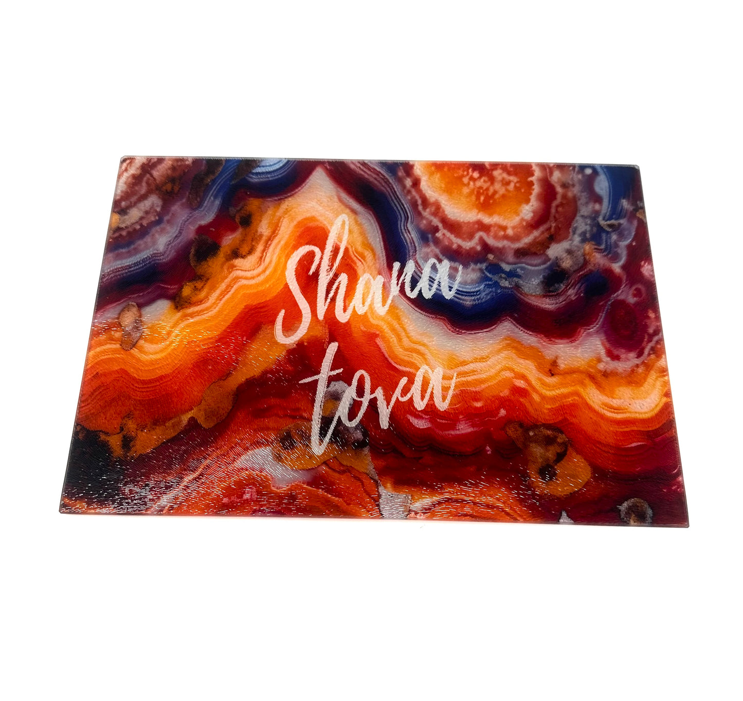 Shana Tova Cutting Board Charcuterie Board