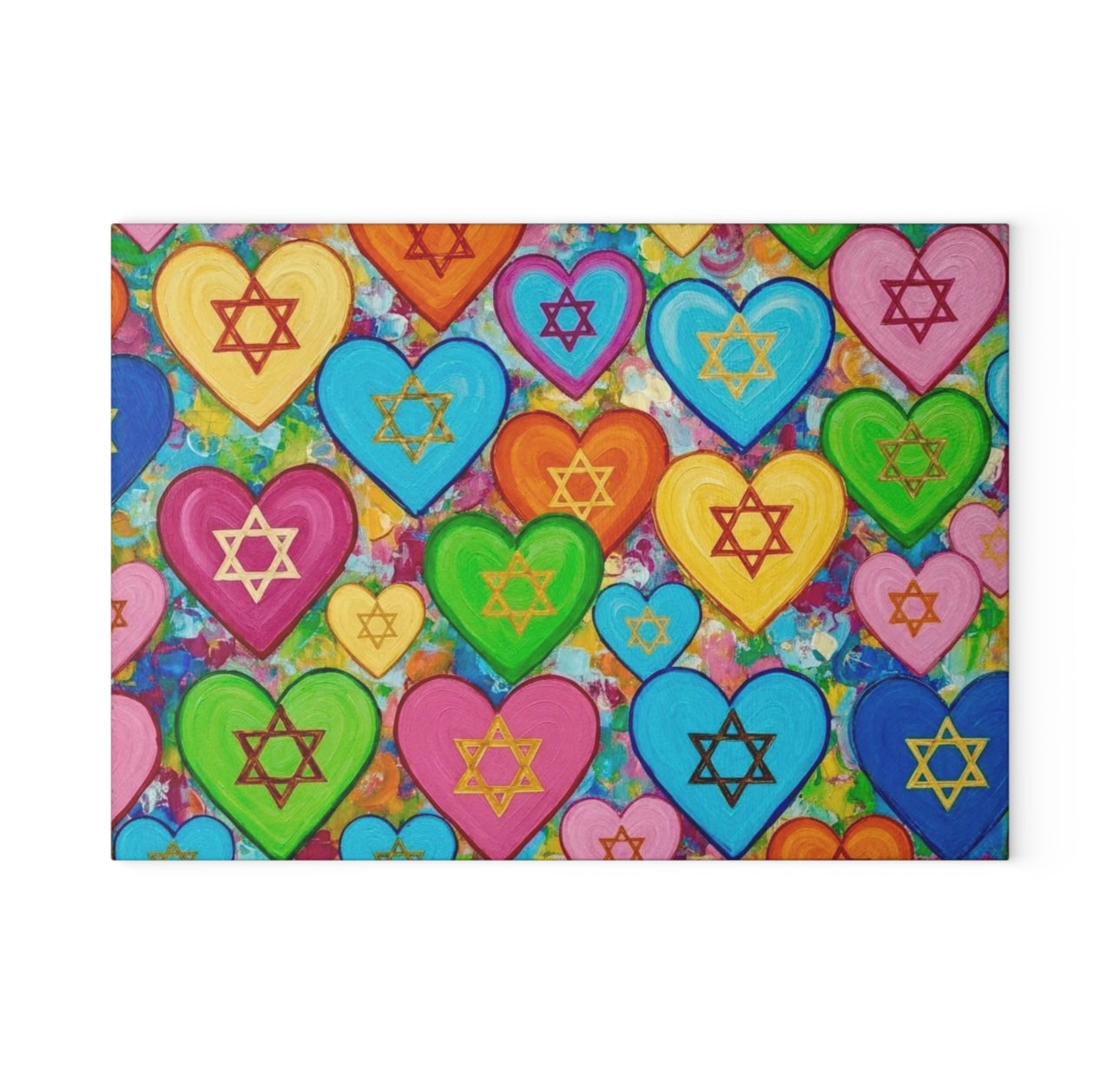 Star of David Cutting Board Serving Platter