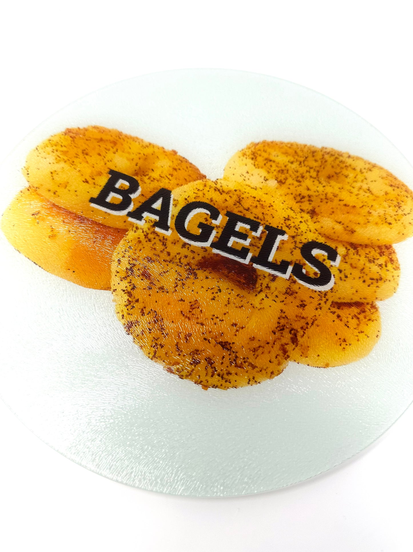 Bagels Cutting Board Charcuterie Board