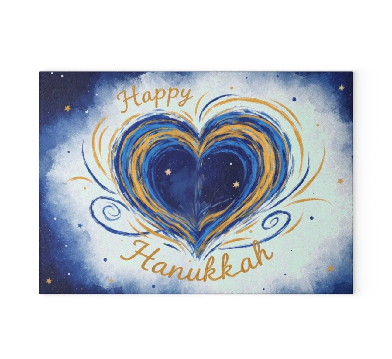 Happy Hanukkah Cutting Board Serving Platter
