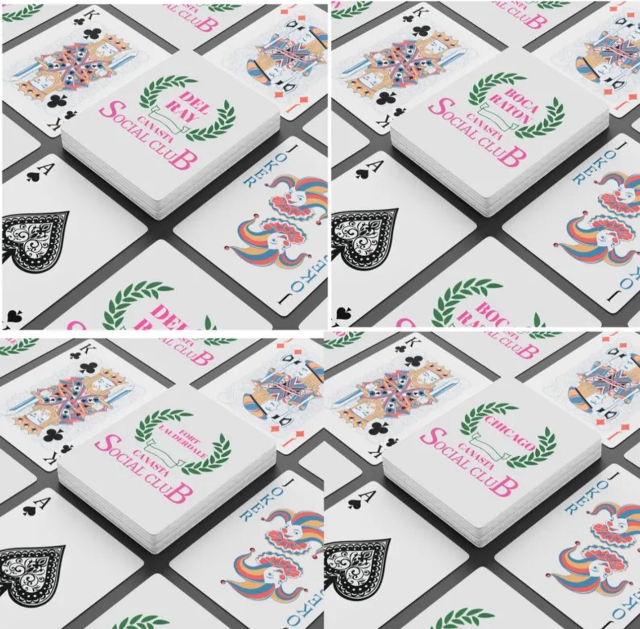 Boca Raton Social Club Deck Of Playing Cards