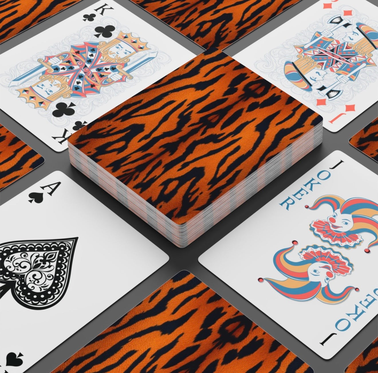 Animal Print Deck Of playing Cards