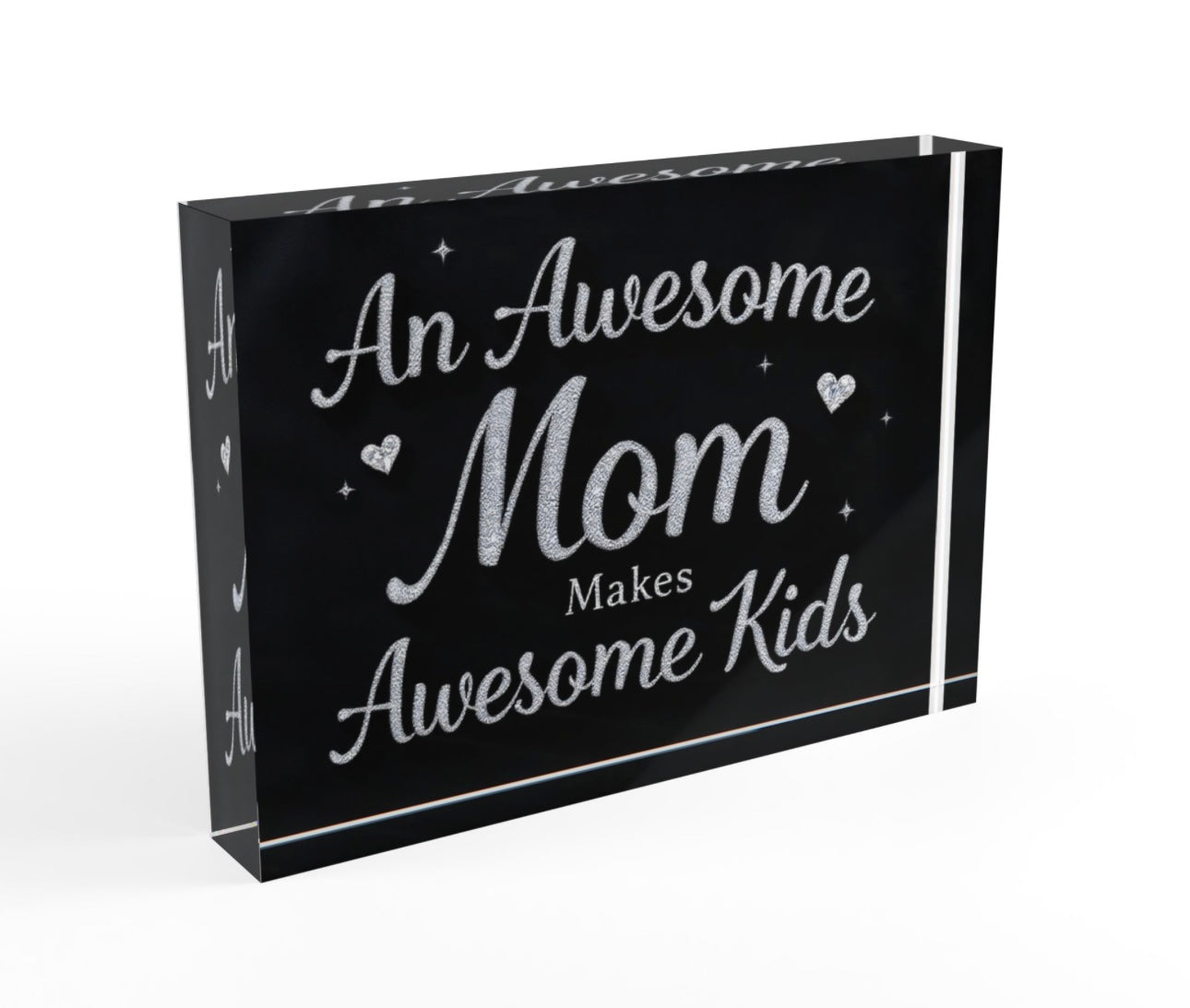Moms Are Precious And Rare Diamond Block Table Decor