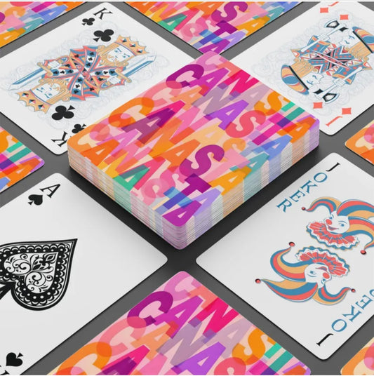 Canasta Colorful Playing Cards