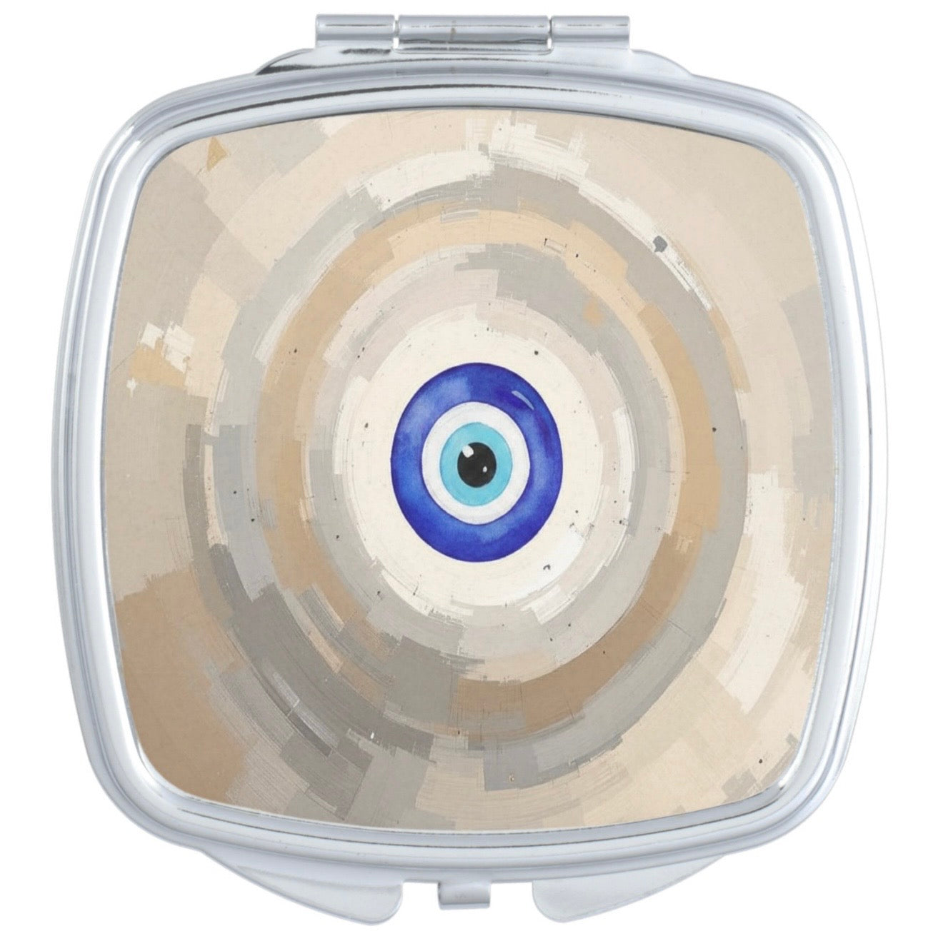 Evil Eye Art Compact Mirror