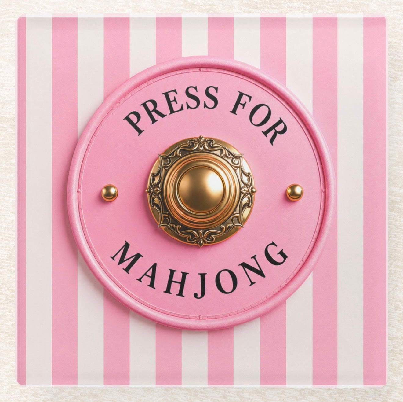 Press For Mahjong Coaster Set