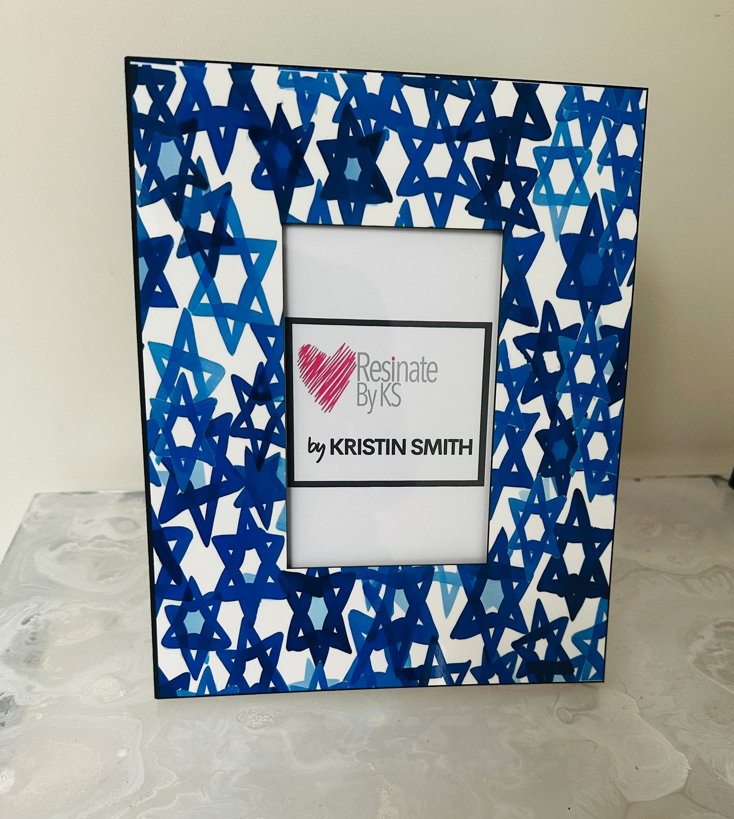 Star Of David Judaica Photo Frame Picture Frame