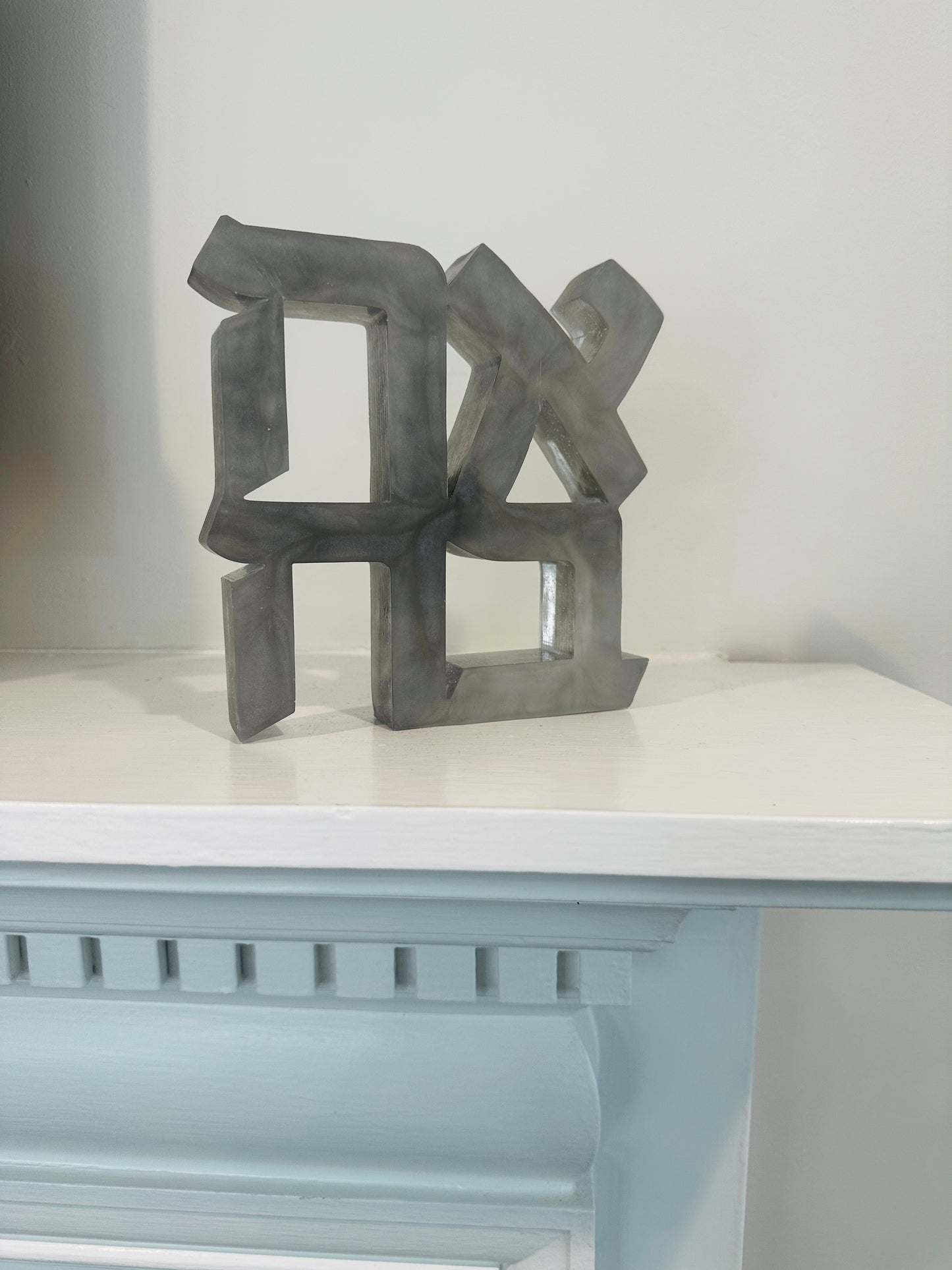 Ahava Love Smoke Resin Sculpture