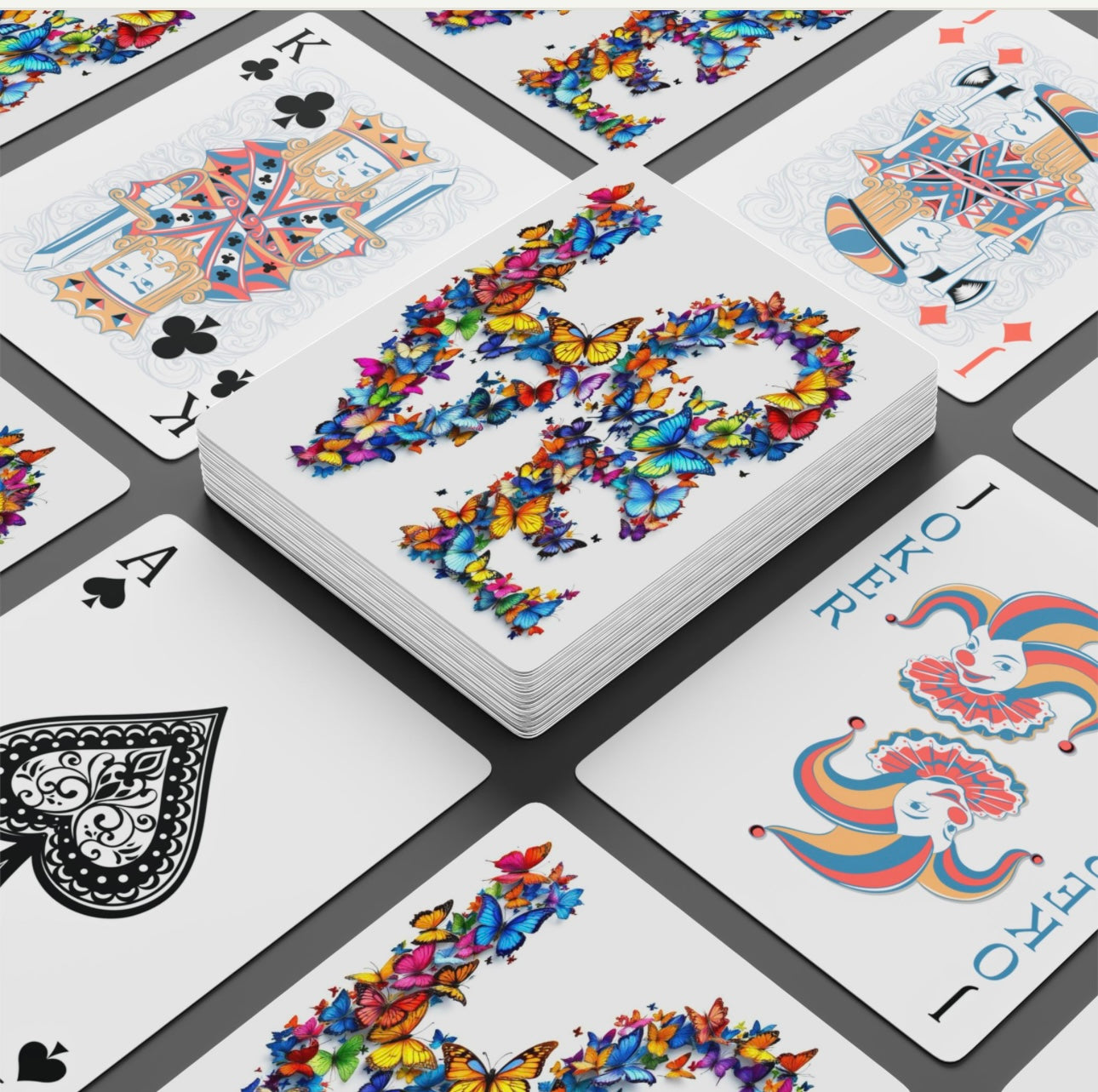LOVE Butterfly Deck Of Playing Cards