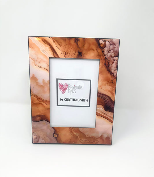 Gorgeous Neutrals Agate Photo Picture Frame