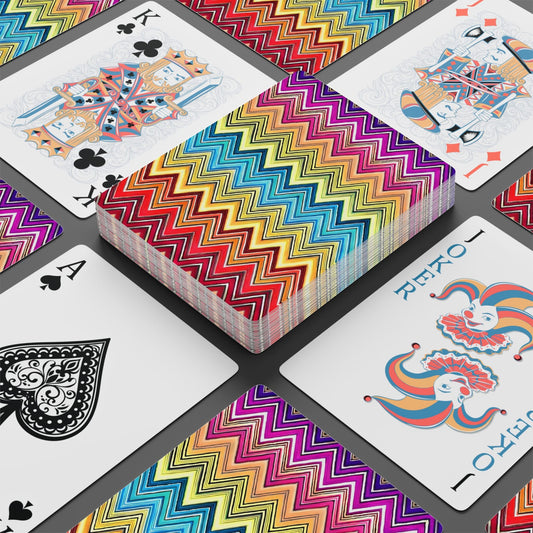 Zig Coloful Playing Cards Canasta