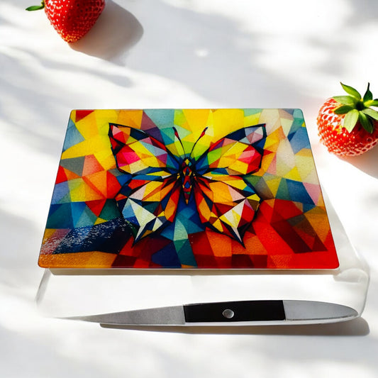 Abstract Butterfly Cutting Board Charcuterie Board