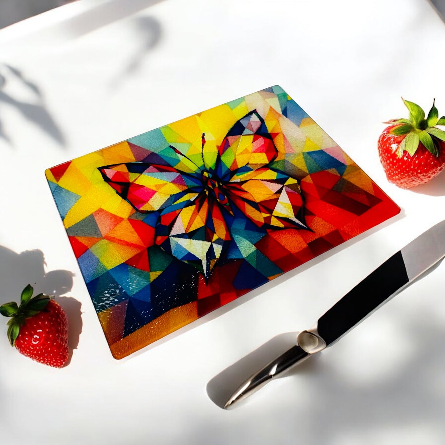 Abstract Butterfly Cutting Board Charcuterie Board