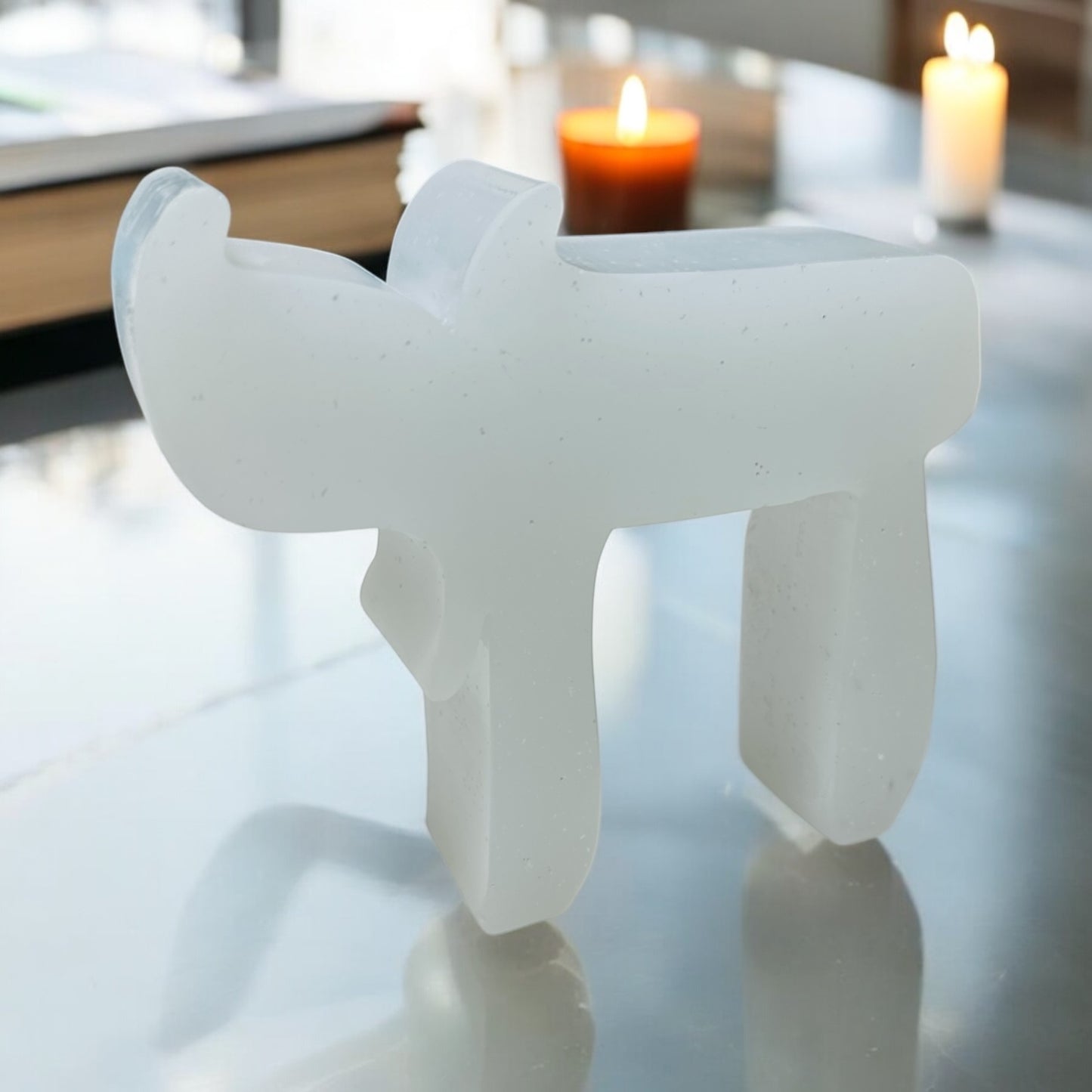 Chai Life Resin Sculpture White