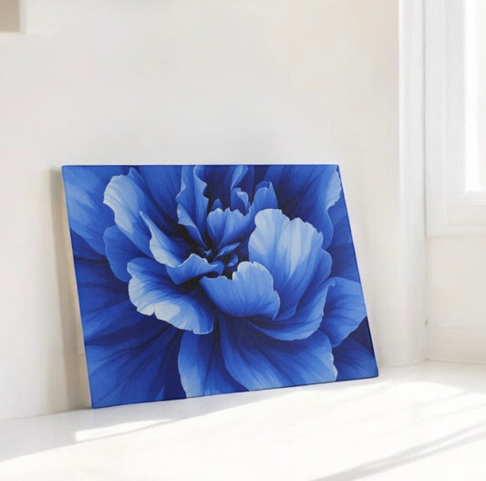 Gorgeous Blue Floral Flowers Cutting Board Charcuterie Board