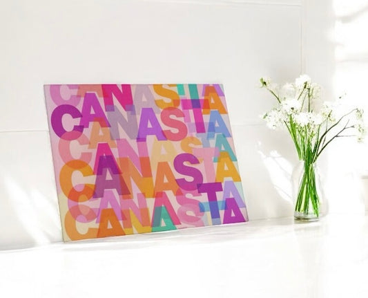 Canasta Lover Cutting Board Charcuterie Board