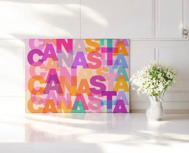 Canasta Lover Cutting Board Charcuterie Board