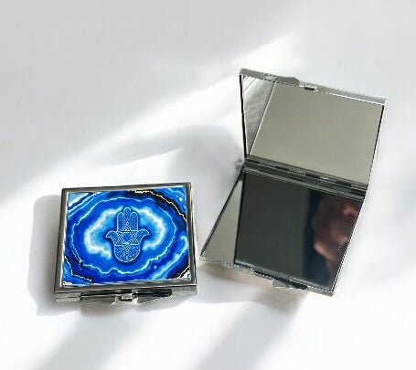 Hamsa pocket Mirror