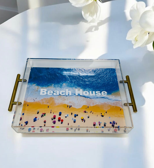 Beach House Acrylic Tray