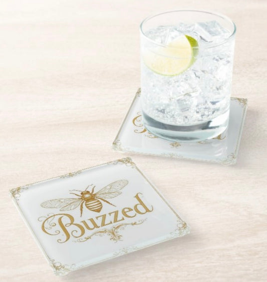 Buzzed Bee Coaster Set