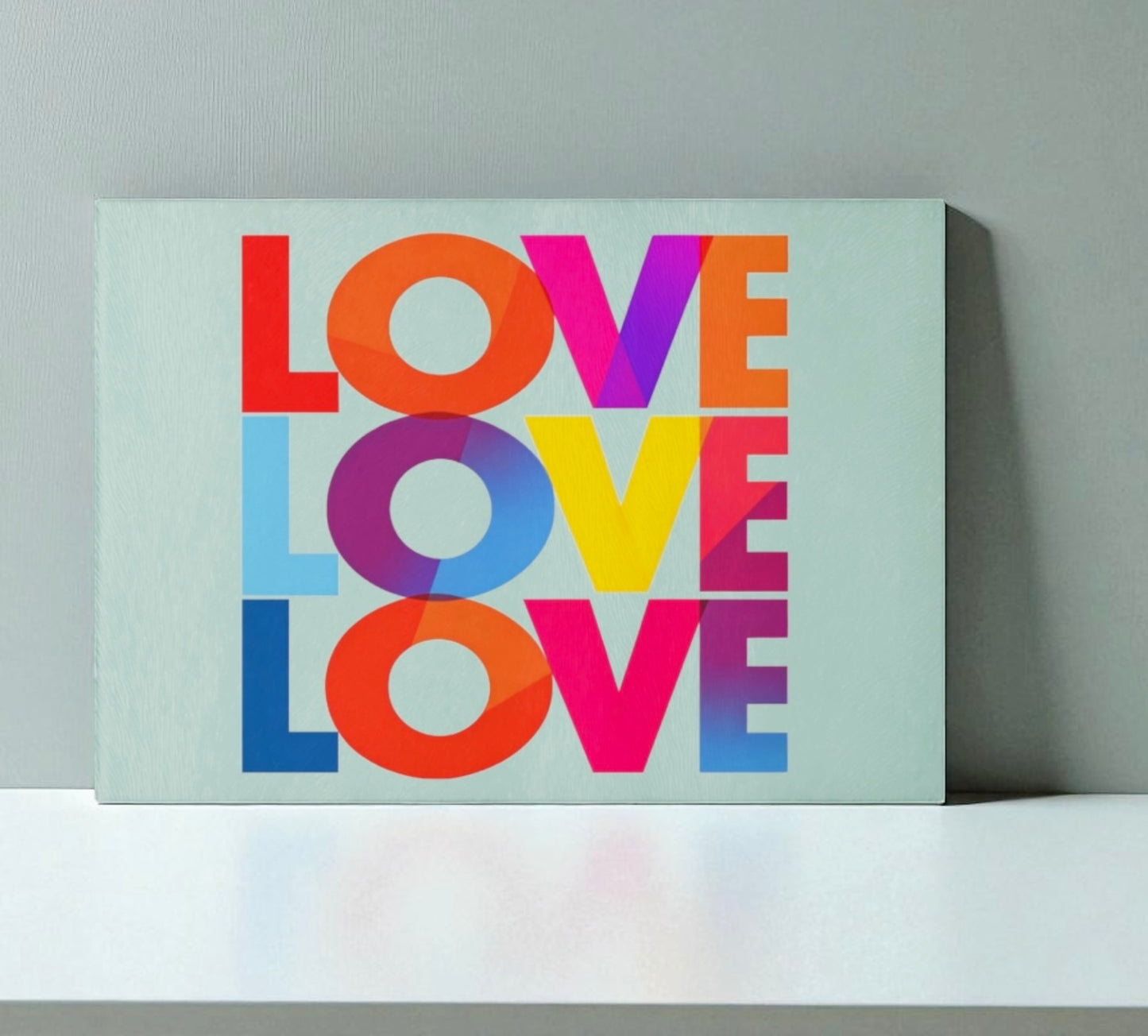 LOVE Glass Cutting Board Serving Platter