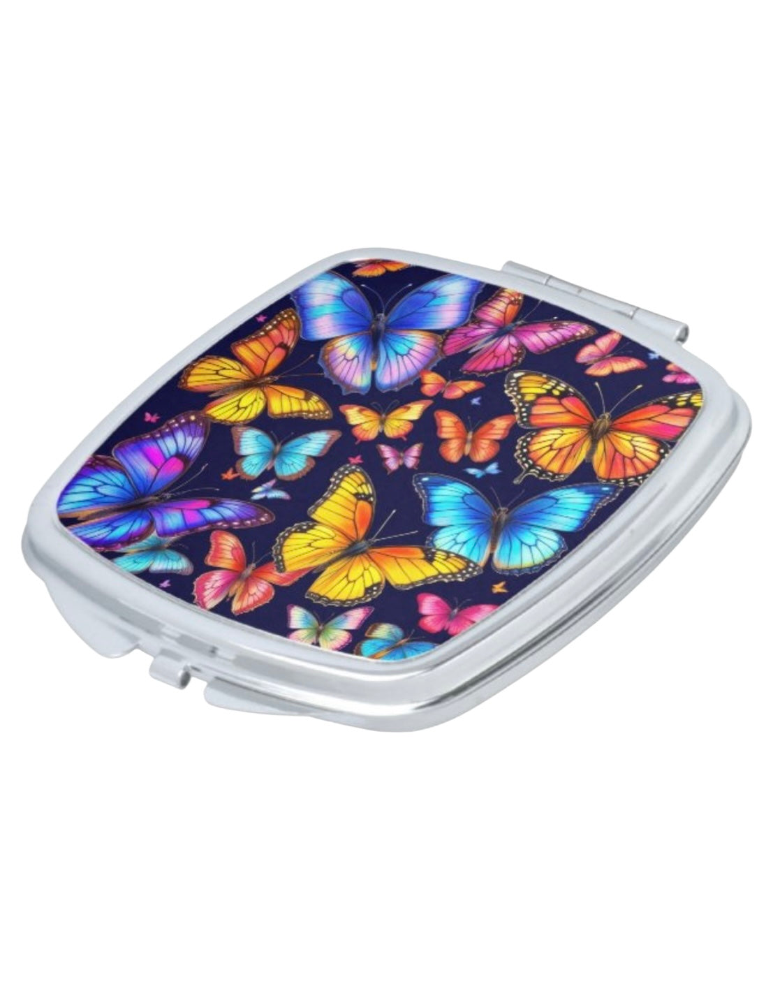 Colorful Butterflies Pocket Mirror