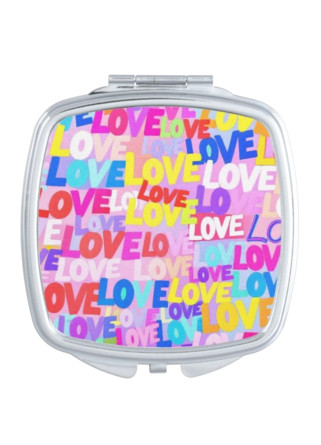 Abstract Love Pocket Mirror