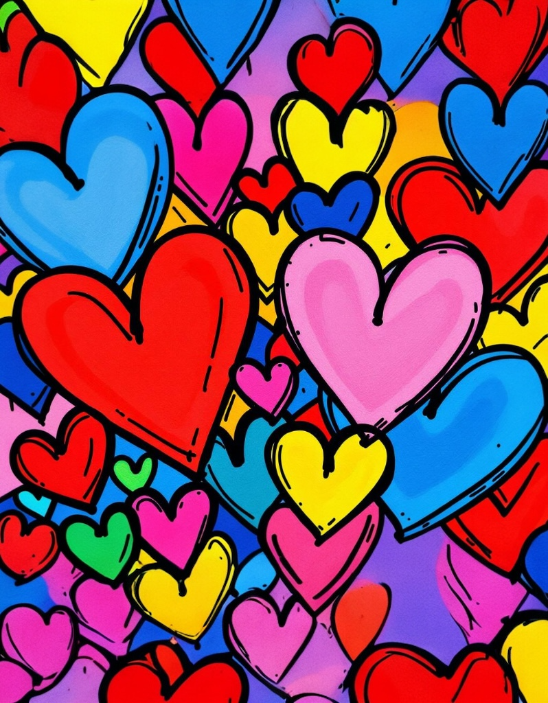 All The Love Hearts Playing Cards Canasta Lover