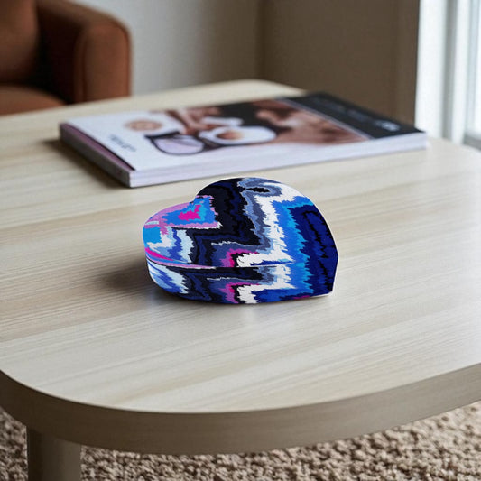 Modern Abstract Crystal Heart