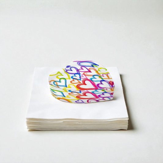 Graffiti Hearts Paperweight