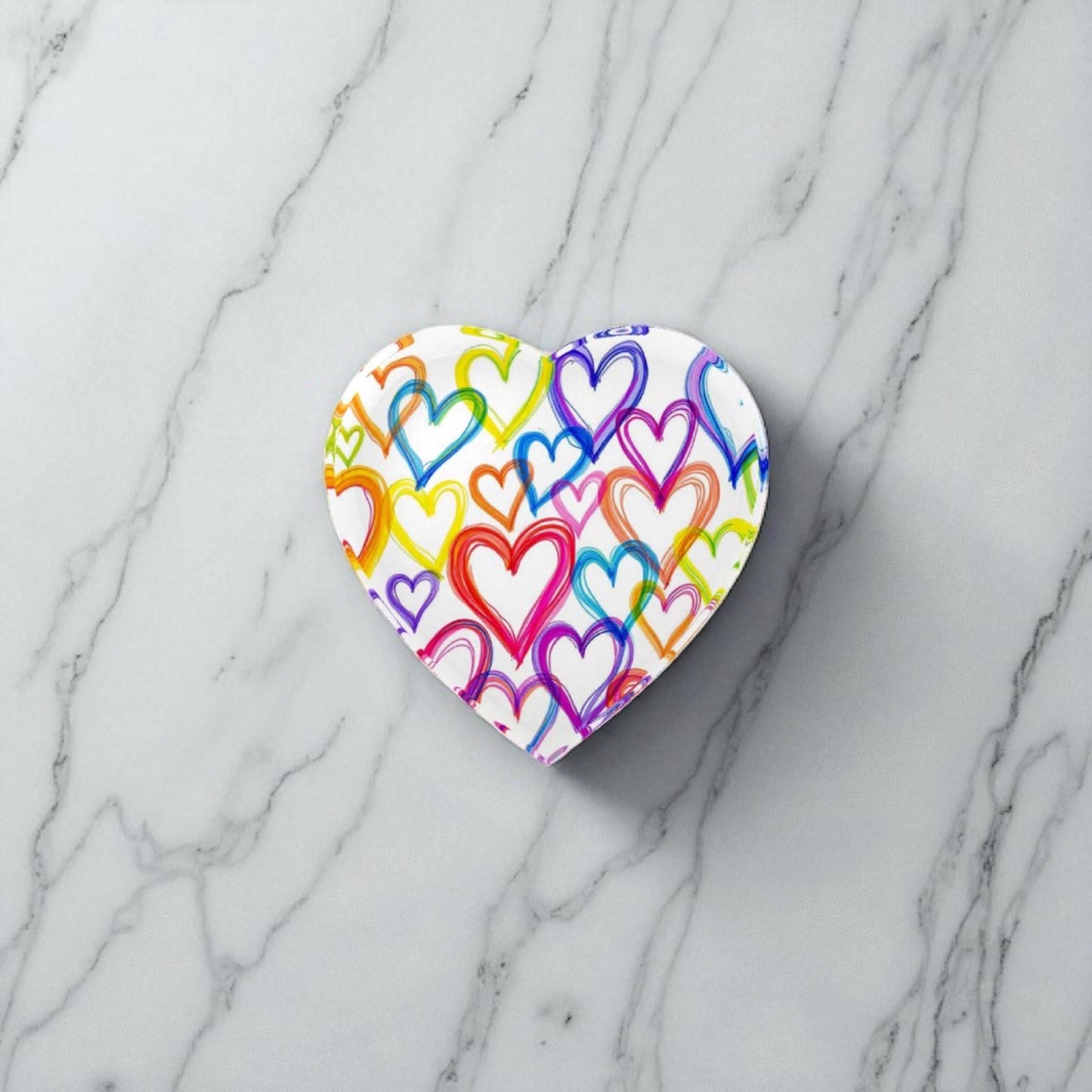 Graffiti Hearts Paperweight