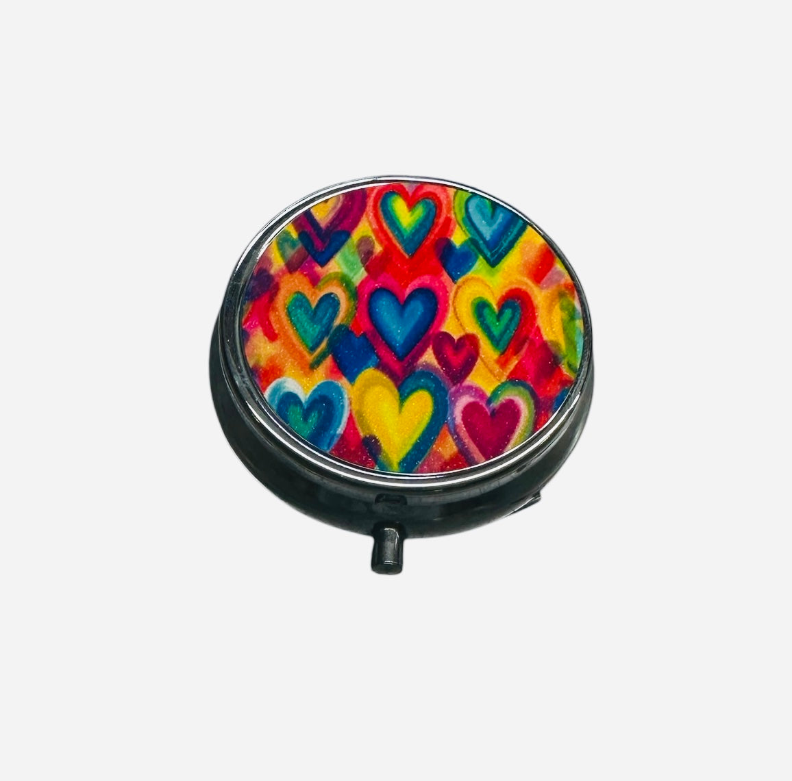 Modern Hearts Pill Case
