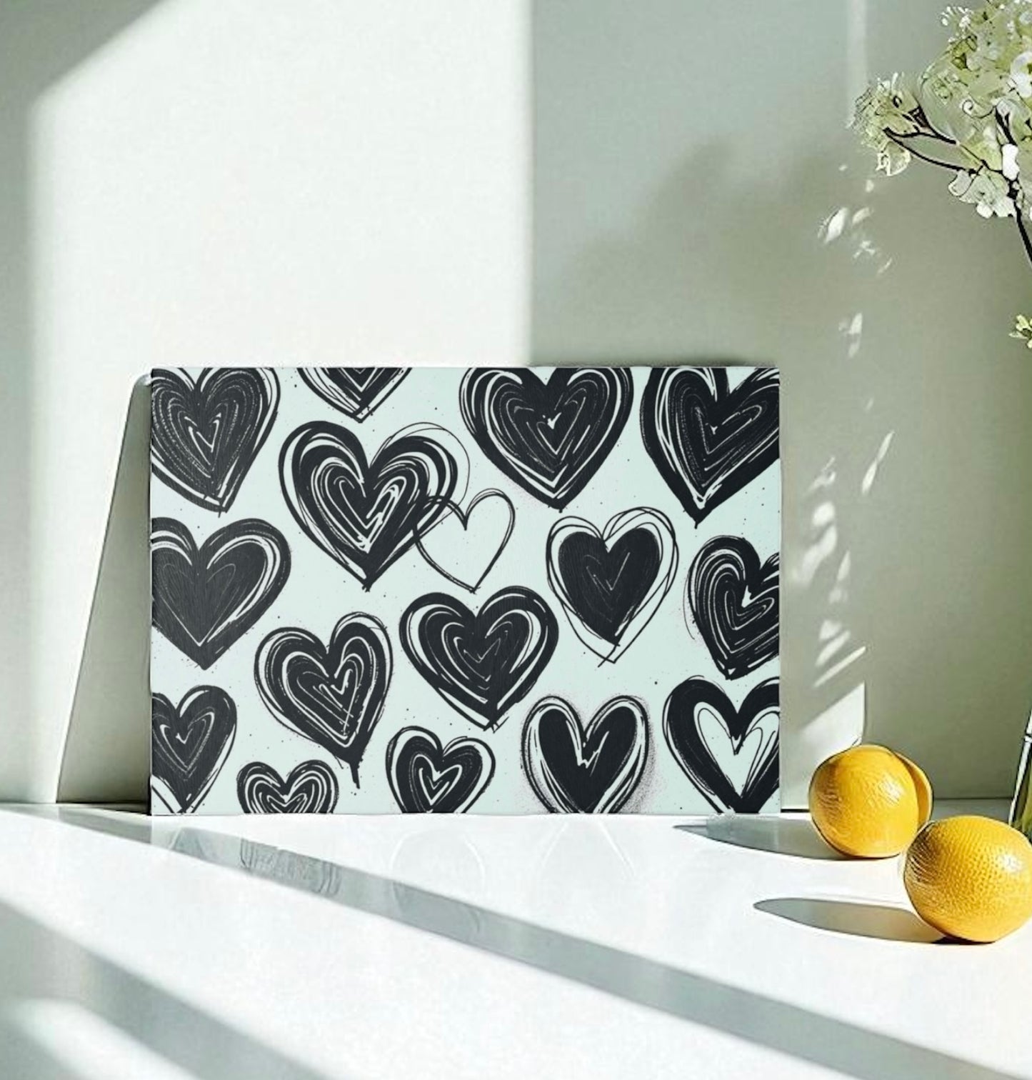Heart Lover Glass Cutting Board
