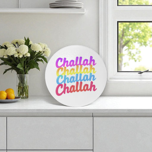 Challah Glass Cutting Board Challah Board