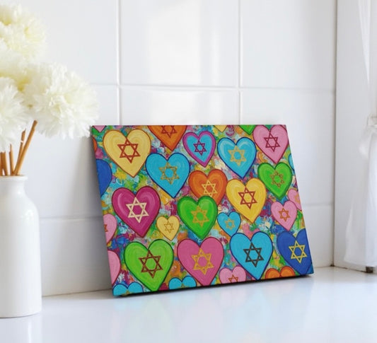 Star of David Cutting Board Serving Platter