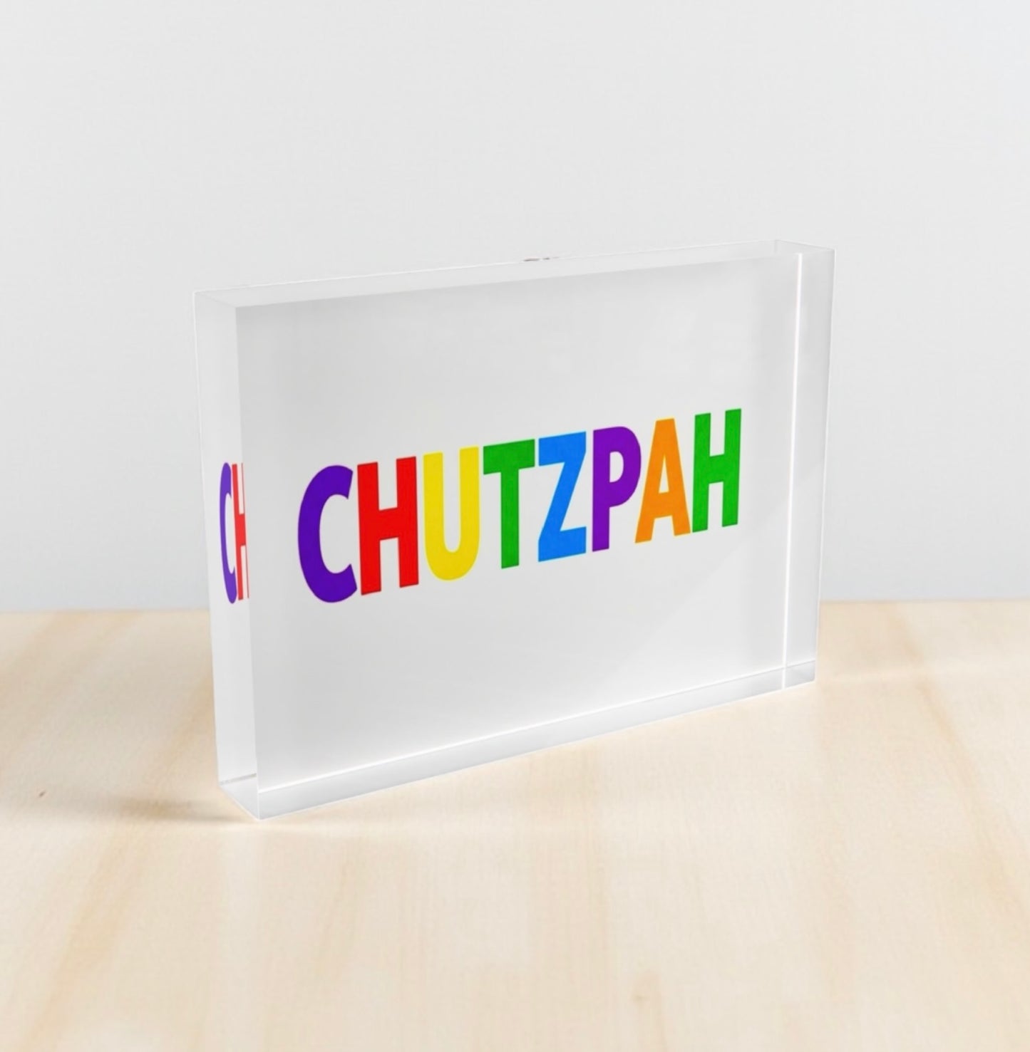 Chutzpah Crystal Block Table Decor