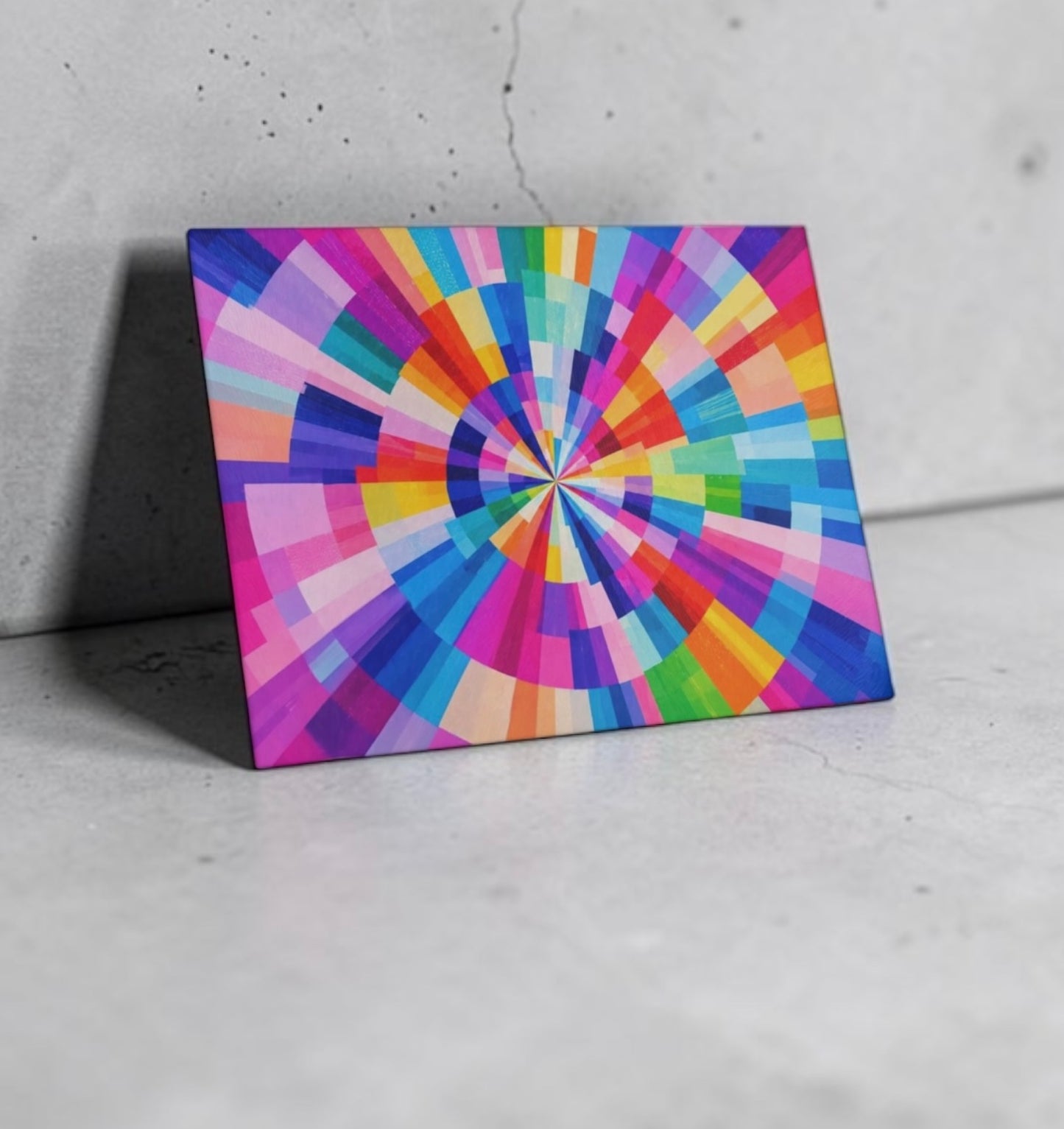 Colorful Abstract Art Cutting Board Serving Platter