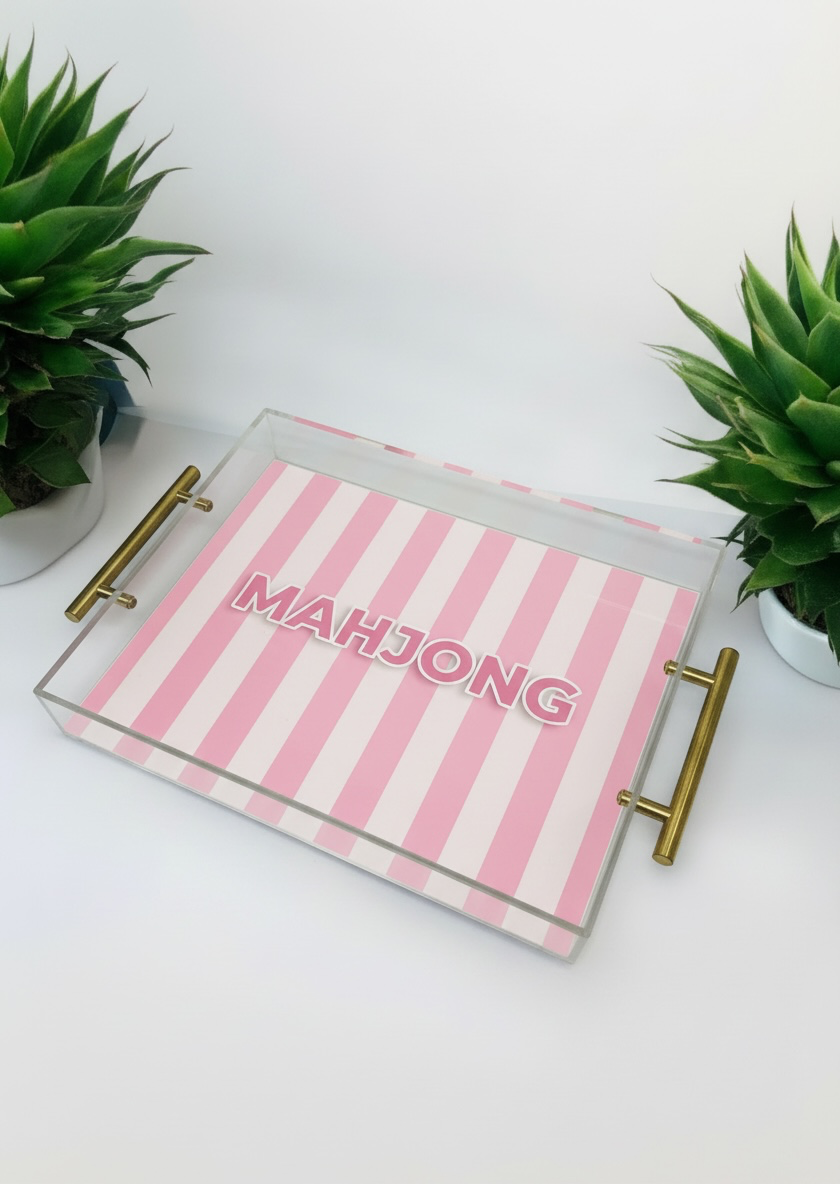 Mahjong Lover Acrylic Tray