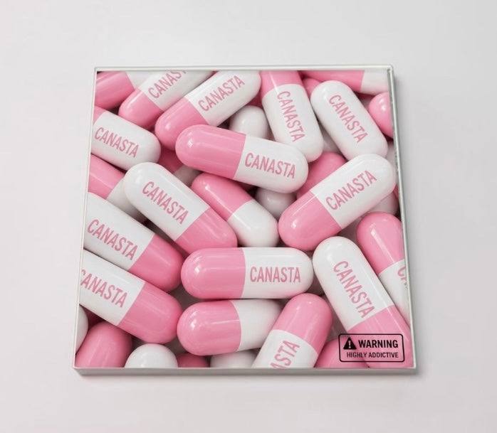 Addicted To Canasta Coaster Set