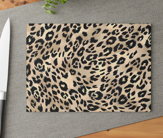 Animal Print Cutting Board Serving Platter