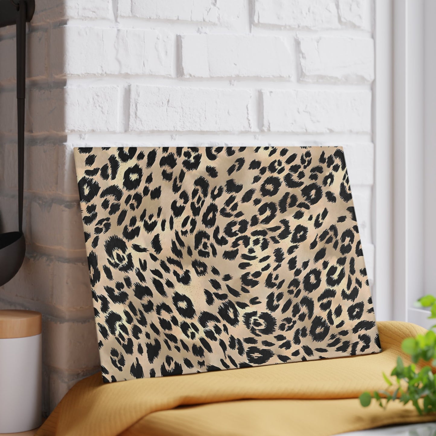 Animal Print Cutting Board Serving Platter