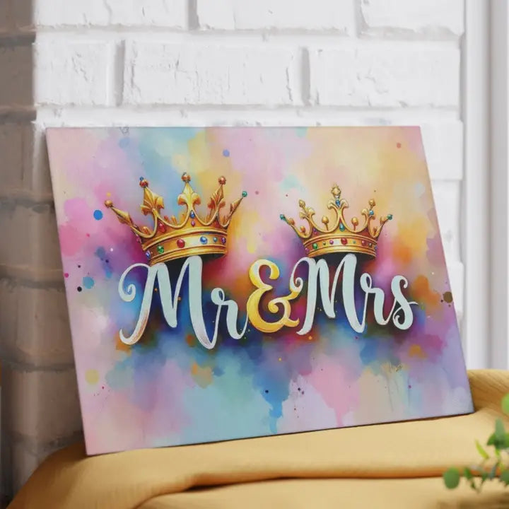 Mr. And Mrs. Wedding New Home Art Cutting Board Charcuterie Board