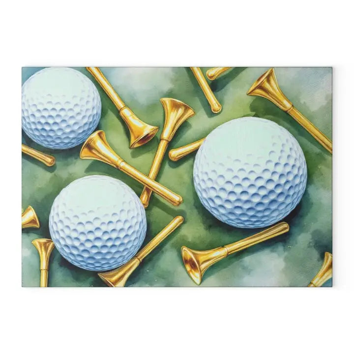 Golf Lover Art Cutting Board Charcuterie Board
