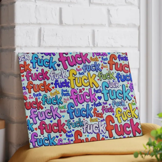 Say How You Really Feel Fuck  Cutting Board Charcuterie