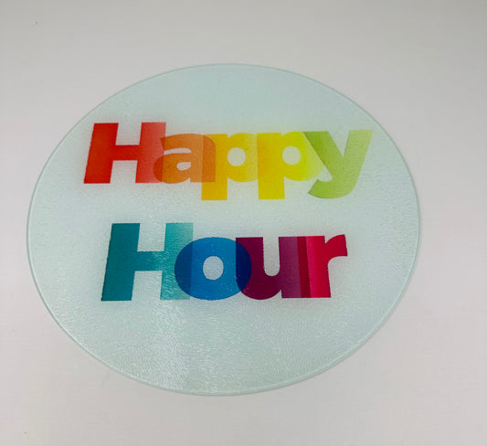 Happy Hour Rainbow Charcuterie Board Cutting Board