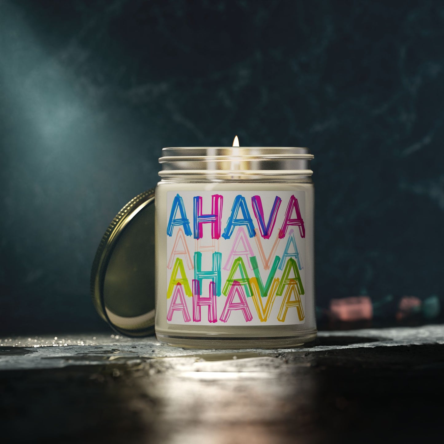 Ahava Love Judaica Scented Candle (4oz, 9oz)