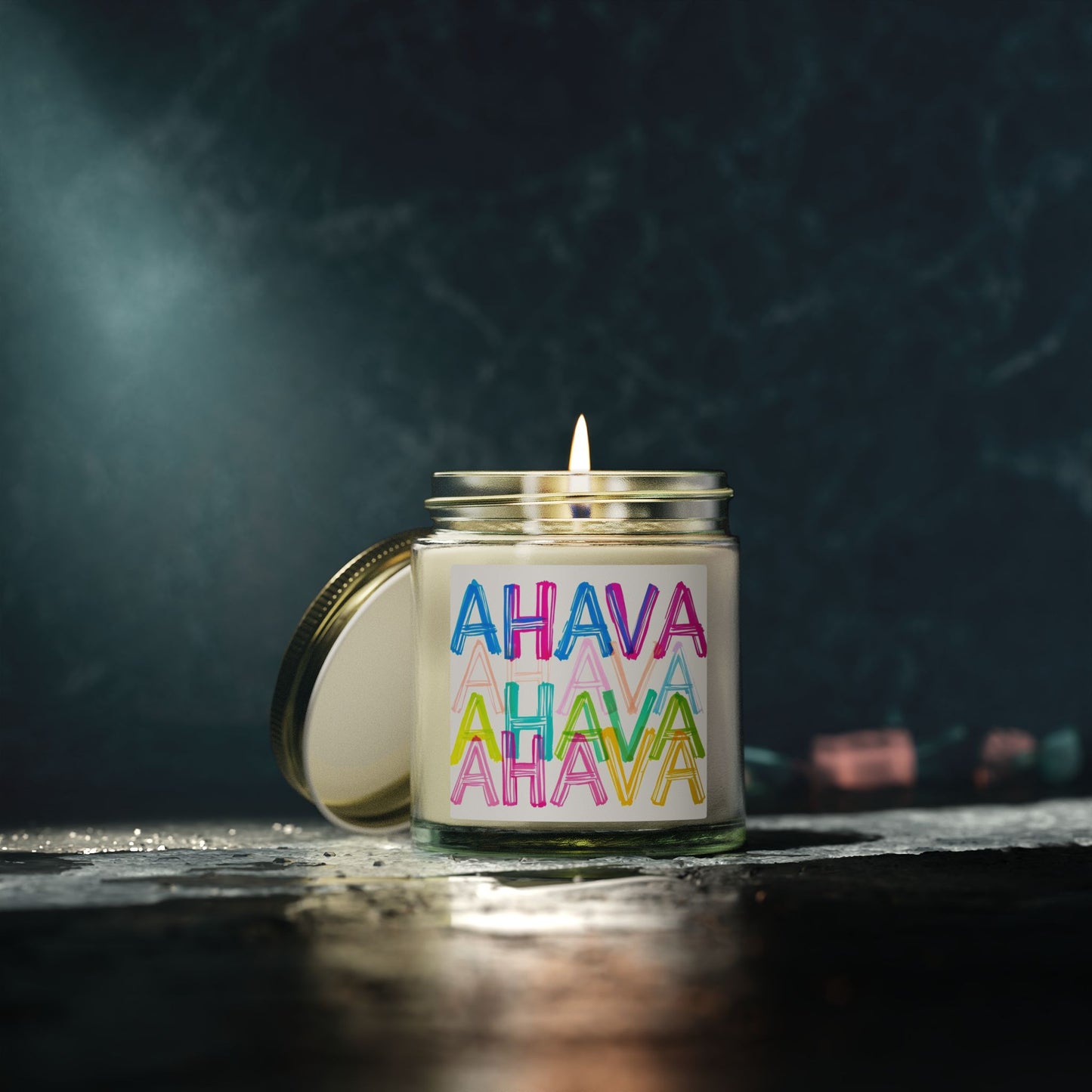 Ahava Love Judaica Scented Candle (4oz, 9oz)