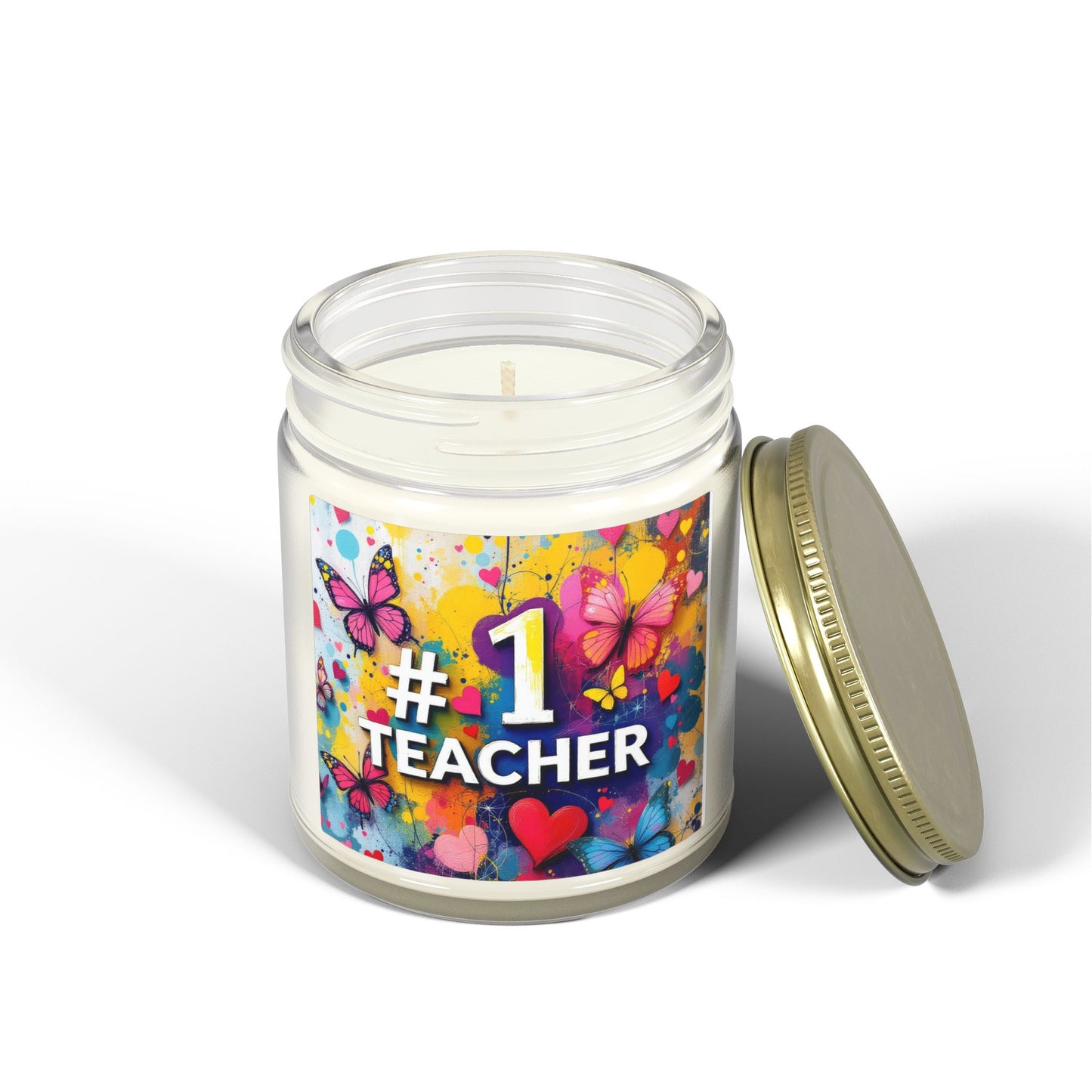 No.1 Teacher Gift Scented Candle (4oz, 9oz)